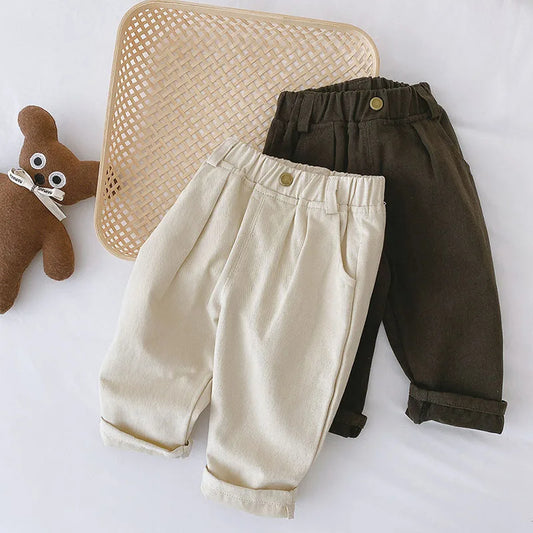 Solid Kids Pants for Boys and Girls Baby 