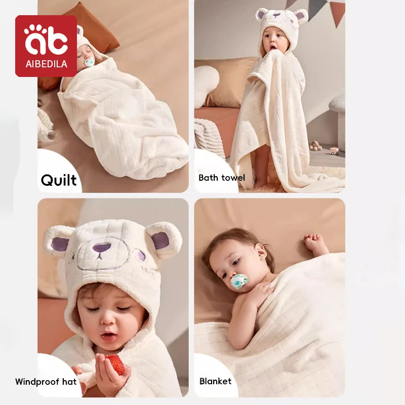 Cute Rabbit Baby Bath Towel Cartoon