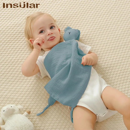 Muslin Baby Comfort Towel Cotton Comforter Blanket Soft Newborn