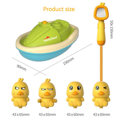 Cute Duck Electric Water Spray Bathroom Bathing Toys Baby Bath Toys Kids